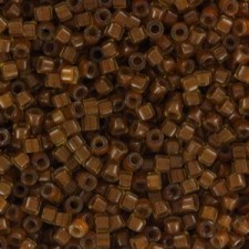 Miyuki delica Beads 11/0 - Transparent mustard lined amber DB-1391